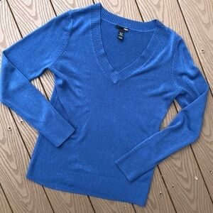 H & M Periwinkle blue super soft long sweater